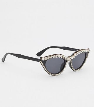 Nasty Gal + Diamante Cat-Eye Sunglasses