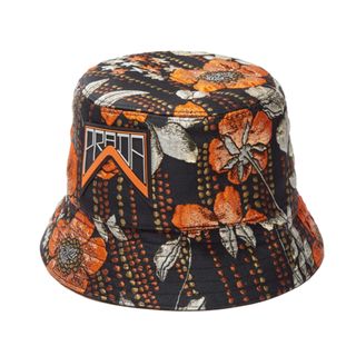Prada + Metallic Floral-Jacquard Bucket Hat