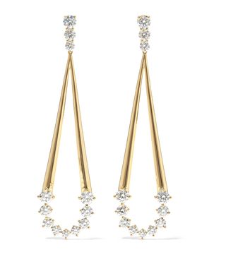 Melissa Kaye + Aria Jane 18-Karat Gold Diamond Earrings