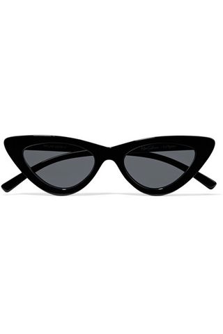 Le Specs + Adam Selman + The Last Lolita Cat-Eye Acetate Sunglasses