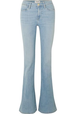 Frame + Le High Flare Mid-Rise Flared Jeans