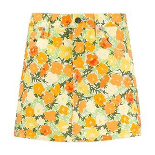 Simon Miller + Short Floral Skirt