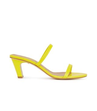 Flattered x Jessie Bush + Jessie 65 Yellow Leather Sandals