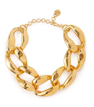 Misho + Chunky Chain Brass Necklace
