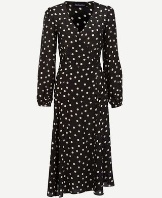 Réalisation Par + The Violette Dress in Black and White Spot