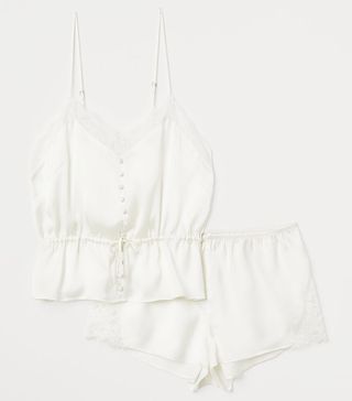 H&M + Pyjama Strappy Top and Shorts