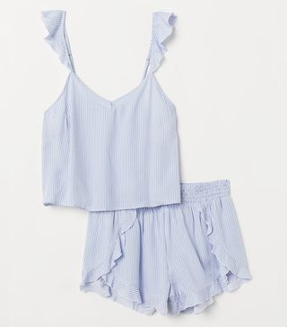 H&M + Pyjama Strappy Top and Shorts