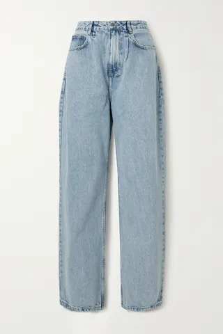 Ksubi + Lo Key High-Rise Straight-Leg Jeans