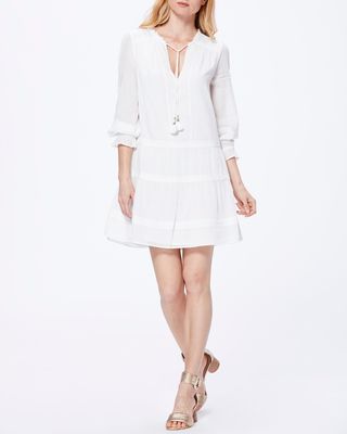 PAIGE + Jaslene Dress in White