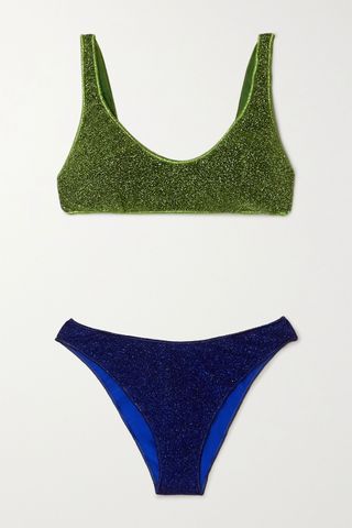 Oséree + Lumière Stretch-Lurex Bikini