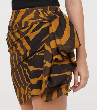 H&M + Draped Skirt