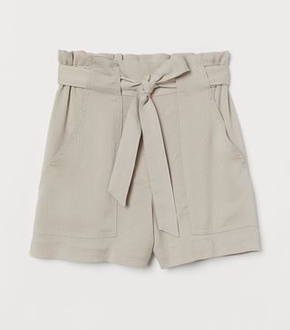 H&M + Paper-Bag Shorts