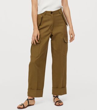 H&M + Ankle-Length Cargo Pants