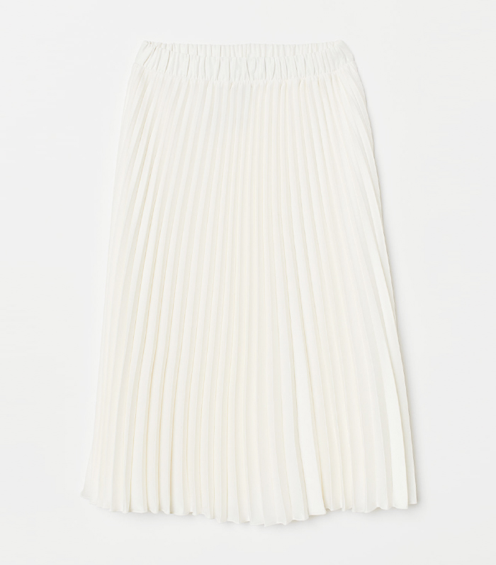 H&amp;amp;M + Pleated Skirt