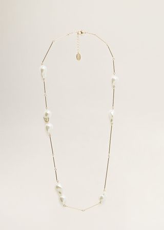 Mango + Mixed Pearl Necklace
