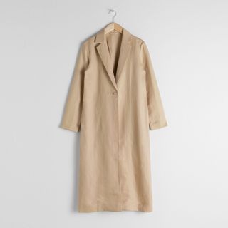 
Other Stories + Linen Blend Duster Coat