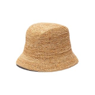 Gucci + Straw Bucket Hat