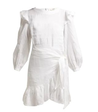 Isabel Marant Étoile + Telicia Ruffle-Trim Linen Dress