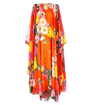 Richard Quinn + Crystal-Embellished Floral Dress