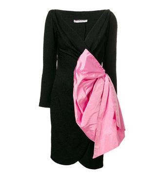 Yves Saint Laurent Vintage + 1987 Bow Short Dress