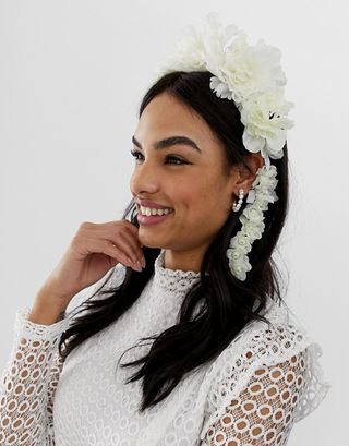 ASOS + Hair Crown With Statement Floral