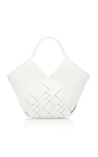 Hereu + Colomba Small Woven Leather Tote