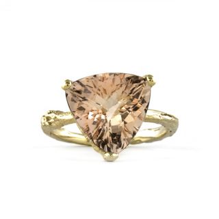 Alex Monroe + Morganite Forest Jewel Ring