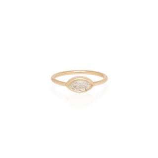 Zoe Chicco + 14K Marquis Diamond Ring