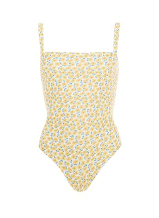 Faithfull the Brand + Marguerite Floral Print Phoebe One Piece