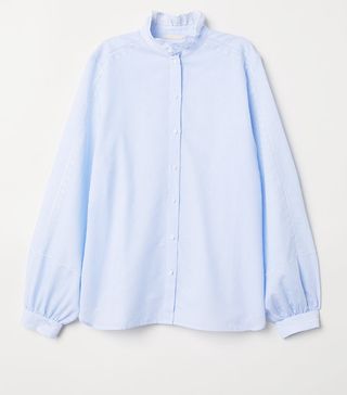 H&M + Cotton Blouse With Embroidery