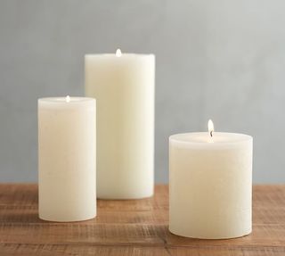 Pottery Barn + Scented Timber Pillar Candle