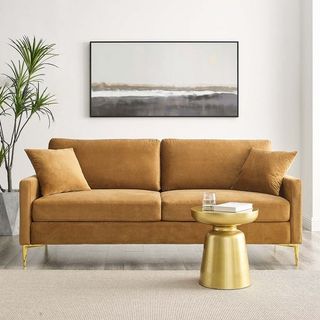 Overstock + Juliana Performance Velvet Sofa