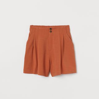 H&M + Wide-Leg Viscose-Blend Shorts