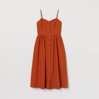 H&M + Dress With Buttons