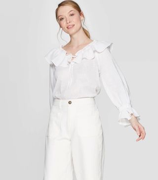 Who What Wear x Target + Prarie Blouse