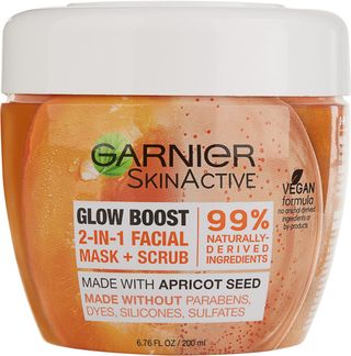 Garnier + SkinActive Glow Boost 2-in-1 Facial Mask and Scrub