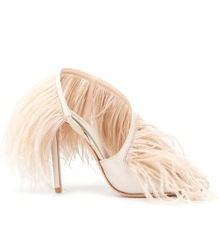 Giambattista Valli + Feather Embellished Sandals