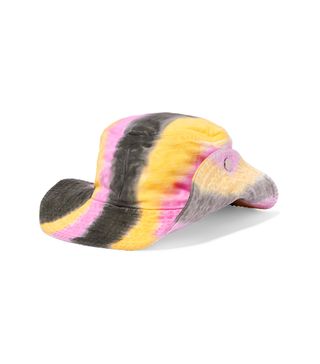 Ganni + Tie-Dyed Cotton Bucket Hat