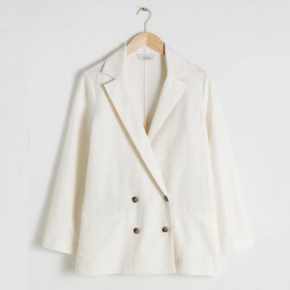 & Other Stories + Double-Breated Linen Blazer