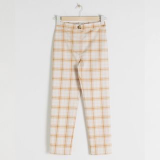 & Other Stories + Cropped Cotton-Blend Trousers