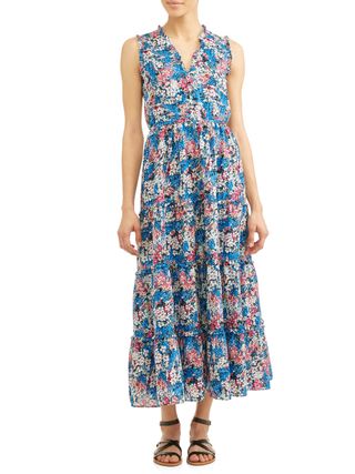 Textile + Meg Tiered Ruffled Sleeveless Dress Women's