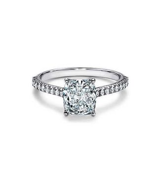 Tiffany & Co. + Cushion-Cut Engagement Ring