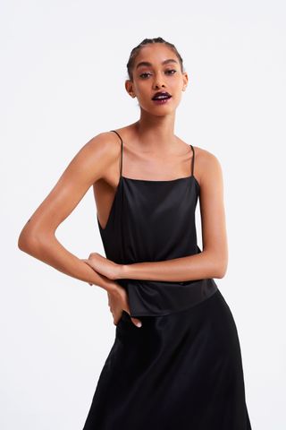 Zara + Lingerie-Style Top