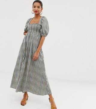 ASOS Design + Shirred Dress