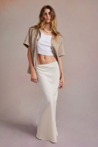 Urban Renewal + Linen Maxi Skirt