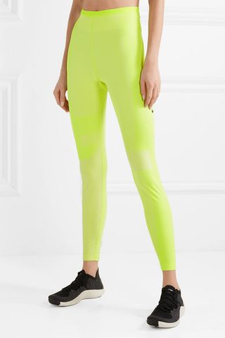 Nike + Tech Pack 2.0 Neon Mesh-Paneled Leggings