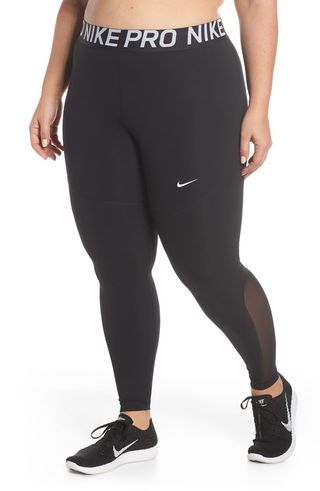 Nike + Pro Mesh Logo Tights