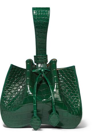 Alaïa + Alligator Bucket Bag