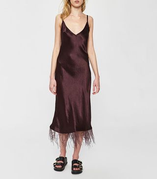 Collina Strada + Barbarella Feathers Dress
