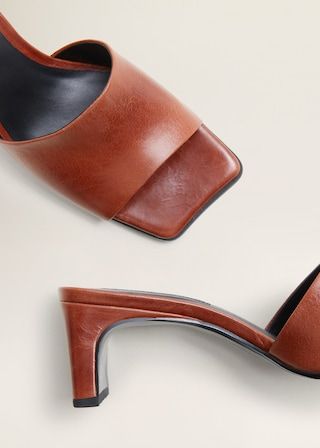Manog + Heel Leather Sandals